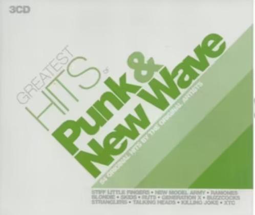 Greatest Hits Of Punk & New Wave ( nieuw in seal ) 3 cds, Cd's en Dvd's, Cd's | Rock, Nieuw in verpakking, Verzenden