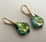 Oorbellen goud zilver Swarovski kristal NIEUW ketting parel, Met kristal, Hangers, Nieuw, Ophalen of Verzenden