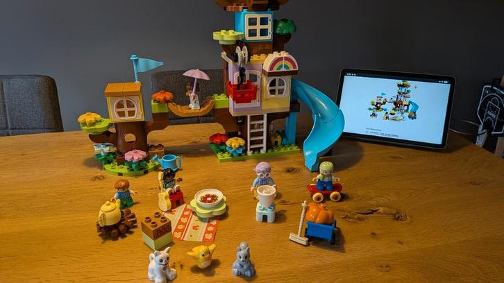 Lego Duplo 3in1 Boomhut - 10993, Kinderen en Baby's, Speelgoed | Duplo en Lego, Zo goed als nieuw, Duplo, Complete set, Ophalen of Verzenden
