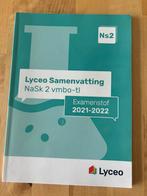 Lyceo Samenvatting NaSk 2 vmbo-tl 2021-2022, Ophalen of Verzenden, Zo goed als nieuw