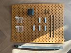 Bruine IKEA Skadis Wandbord met Accessoires, Ophalen, Zo goed als nieuw