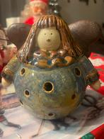 Keramische Engel Kandelaar, Huis en Inrichting, Woonaccessoires | Kandelaars en Kaarsen, Ophalen, Overige materialen, Gebruikt