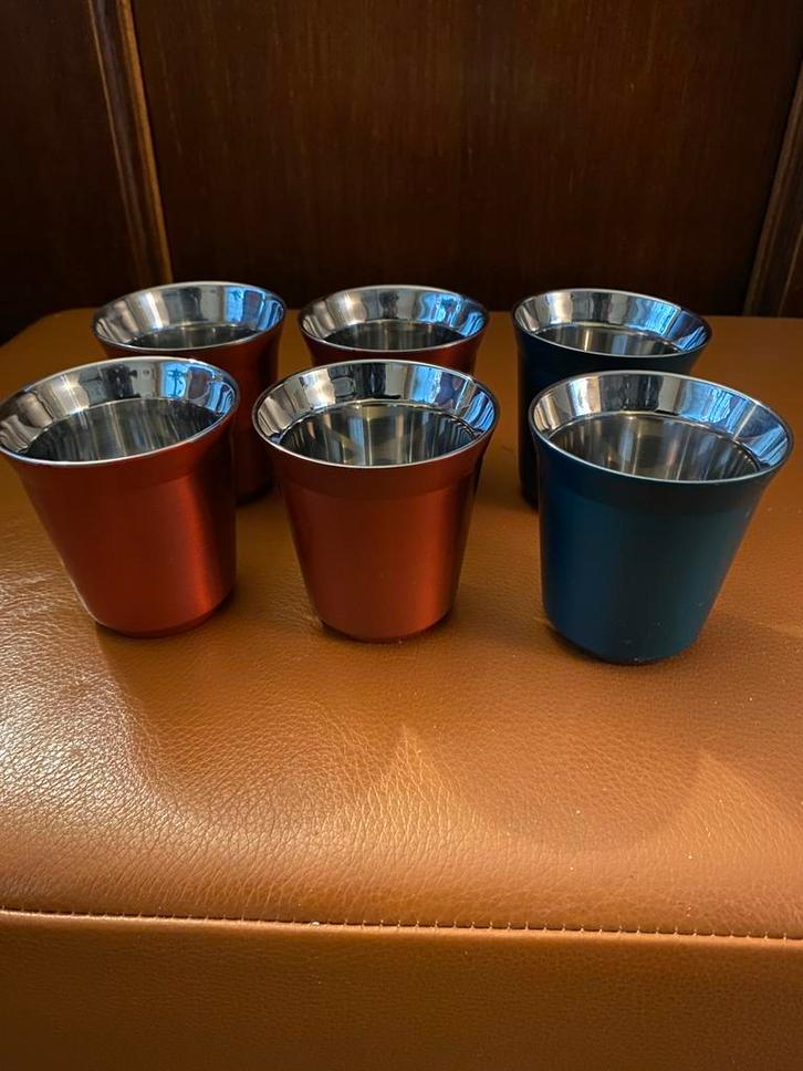 Nespresso lungo bekers, Huis en Inrichting, Keuken | Keukenbenodigdheden, Gebruikt, Ophalen of Verzenden