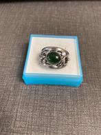 Rabinovich ring met groene serpentijn maat 58, Sieraden, Tassen en Uiterlijk, Nieuw, Ophalen of Verzenden, Dame, Groen