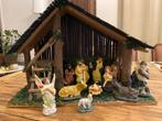 Kerststal met 11 figuren, Diversen, Kerst, Ophalen of Verzenden, Gebruikt