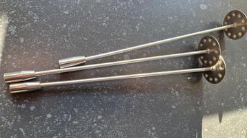 3 st. Tonic citroen stamper roesvrij staal  beschikbaar voor biedingen