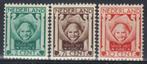 141 - 43 ONGEBRUIKT ( Kinderserie 1924 Cat. € 17,- ), Postzegels en Munten, Postzegels | Nederland, Verzenden, T/m 1940, Postfris