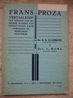 Dr. G.G. Ellerbroek, Drs. L. Wijma - Frans Proza, deel 1, Ophalen of Verzenden, Gelezen, Dr. G.G. Ellerbroek, Drs. L. Wijma