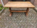 massief eiken eettafel, Huis en Inrichting, Tafels | Eettafels, Ophalen, Rechthoekig, 100 tot 150 cm, 50 tot 100 cm