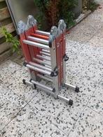 Vouwladder, Doe-het-zelf en Verbouw, Ladders en Trappen, Ophalen of Verzenden, Zo goed als nieuw, 2 tot 4 meter