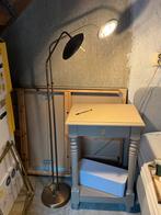 Messing vloerlamp, Huis en Inrichting, Lampen | Vloerlampen, Ophalen, Zo goed als nieuw, 150 tot 200 cm