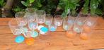 Drinkbekers-wijnbekers/ glow in the dark en antislip t, Huis en Inrichting, Keuken | Servies, Glas of Glazen, Gebruikt, Ophalen of Verzenden