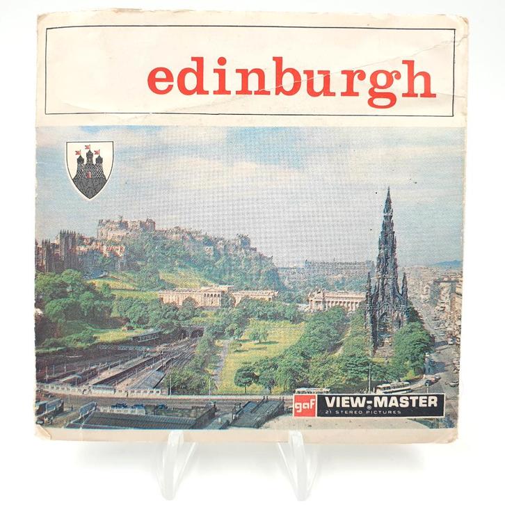 Edinburgh viewmaster C326 trifold, Verzamelen, Speelgoed, Gebruikt, Ophalen of Verzenden
