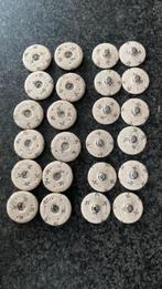 12 stoffen drukknopen., Ophalen of Verzenden, Zo goed als nieuw