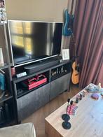 Besta TV Meubel - Grijs/Steenkleurig, Ophalen, Overige materialen, Gebruikt, 100 tot 150 cm