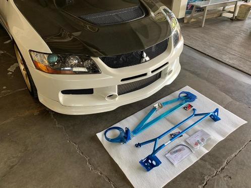 Cusco Front Member Brace + veerpootbrug Evo Evolution 7 8 9, Auto diversen, Tuning en Styling, Ophalen of Verzenden