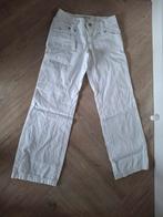 Witte zomerbroek 38 100% katoen, Maat 38/40 (M), Wit, Ophalen of Verzenden, Zo goed als nieuw