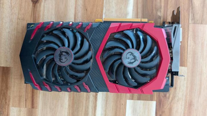 MSI GeForce GTX 1060 x6GB, Computers en Software, Videokaarten, Zo goed als nieuw, Nvidia, PCI-Express 3.0, GDDR5, Ophalen of Verzenden