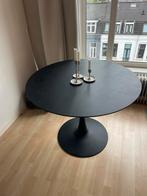 Ronde eettafel Ringsted - Zwart, 100cm, Huis en Inrichting, Ophalen, Gebruikt, 100 tot 150 cm, Rond
