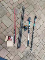 Vishengels weinig gebruikt, Watersport en Boten, Hengelsport | Karpervissen, Ophalen of Verzenden
