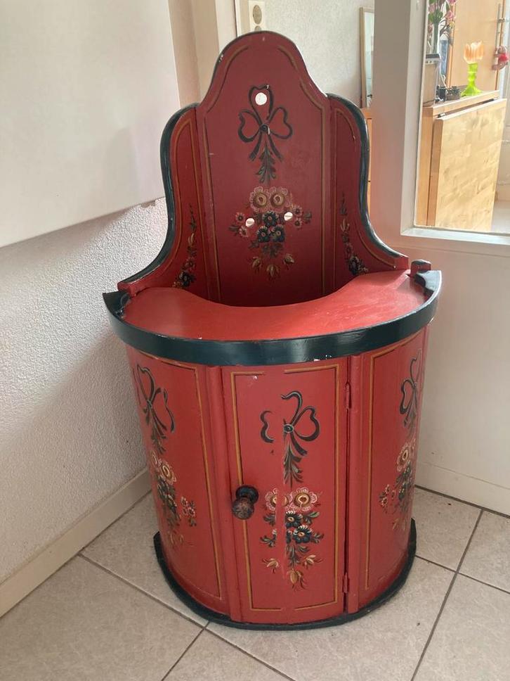 Vintage folklore kinderstoel, Antiek en Kunst, Curiosa en Brocante, Ophalen