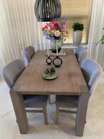 Eettafel te koop, Huis en Inrichting, Tafels | Eettafels, Ophalen, Gebruikt, 50 tot 100 cm, Vijf personen of meer