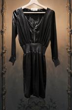 Yves Saint Laurent Zijde Jurk, Kleding | Dames, Zwart, Ophalen of Verzenden, Maat 36 (S), Gedragen