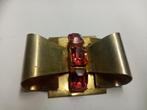 Antieke broche, Verzenden, Overige materialen, Broche, Met edelsteen