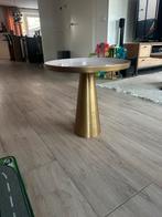Salontafel metaal, Huis en Inrichting, Tafels | Salontafels, Ophalen, Rond, 50 tot 100 cm, Zo goed als nieuw