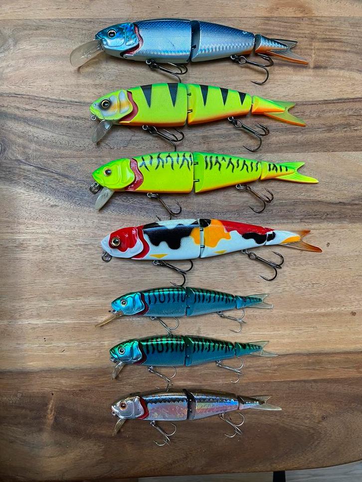 Savage gear 4 play 19 cm en 13.5 cm, Watersport en Boten, Hengelsport | Roofvissen, Zo goed als nieuw, Overige typen, Ophalen of Verzenden