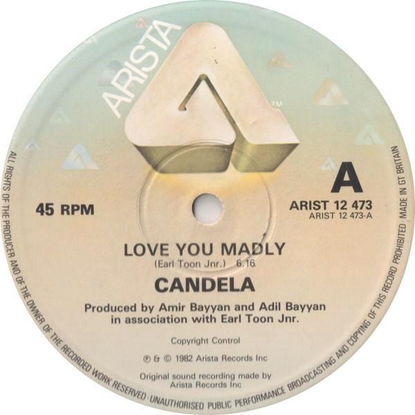 12" Maxi Single Funk (1982) CANDELA - Love You Madly (6:16), Cd's en Dvd's, Vinyl Singles, Gebruikt, Maxi-single, Dance, 12 inch