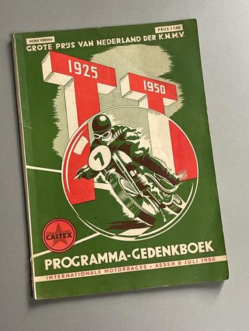 Programma Gedenkboek TT Assen 8 juli 1950  jubileumjaar 1925 beschikbaar voor biedingen