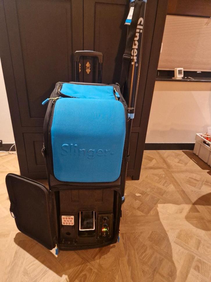 Slingerbag, ballenkanon, Sport en Fitness, Tennis, Zo goed als nieuw, Overige typen, Overige merken, L00, Ophalen