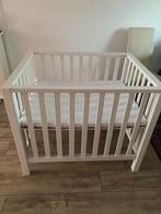 Baby box hout inclusief matras, Ophalen of Verzenden, Gebruikt, Rechthoekig, In hoogte verstelbaar