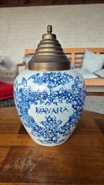 Antieke Delftsblauwe Tabakspot met Deksel, Antiek en Kunst, Antiek | Keramiek en Aardewerk, Ophalen