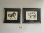 Set Ingelijste Paardenprenten – Klassieke Kunstwerken, Ophalen