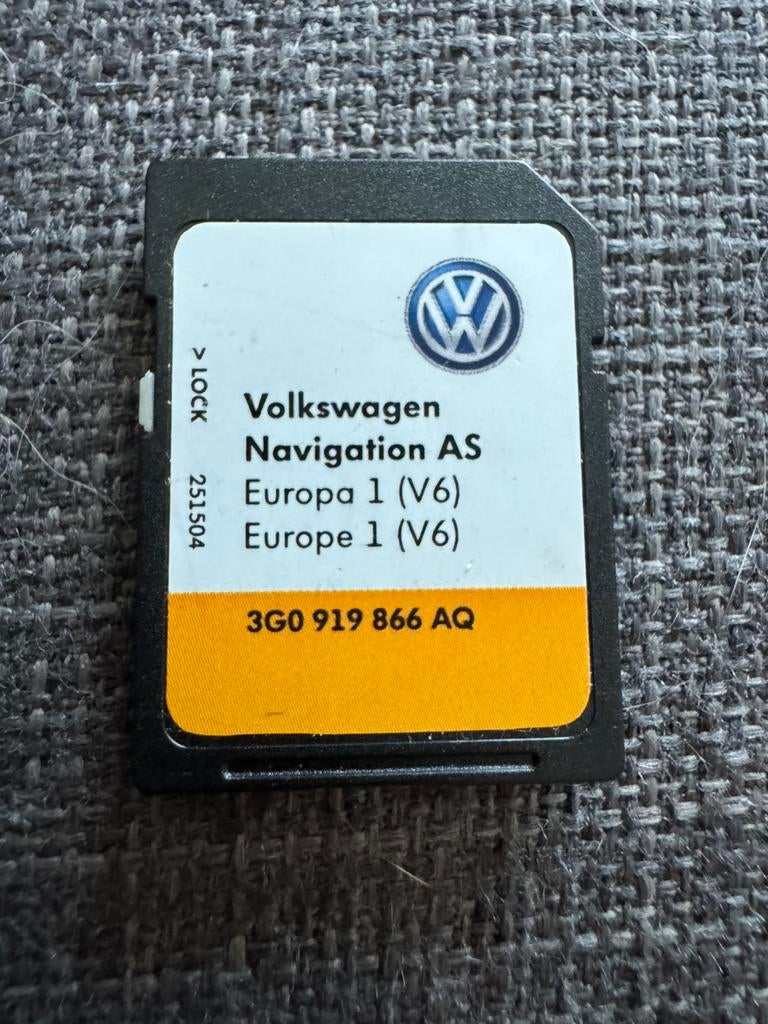 Vw sd kaartje, Ophalen, Zo goed als nieuw, Landkaarten