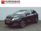 Nissan Qashqai 1.2i TEKNA LEER PANODAK TREKHAAK NL-AUTO, Auto's, Nissan, Gebruikt, 4 cilinders, 116 pk, Zwart