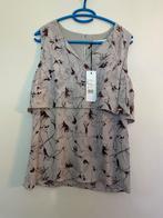 Mooie bloemen top xandress - Maat 36 (S), Verzenden, Beige, Zo goed als nieuw, Xandress