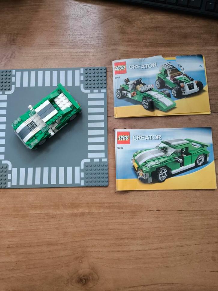 Lego creator set 6743 straatracer, Kinderen en Baby's, Speelgoed | Duplo en Lego, Zo goed als nieuw, Lego, Complete set, Ophalen