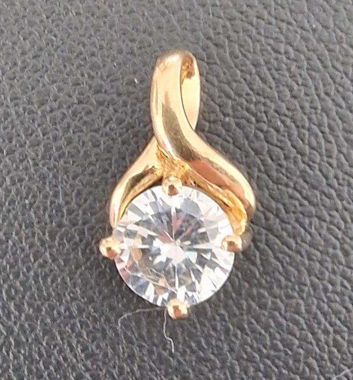 18 karaat 750 goud hanger, Antiek en Kunst, Antiek | Goud en Zilver, Goud, Ophalen of Verzenden