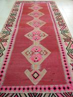 Perzisch tapijt HARSIN wol kelim 395 x160/Oosters Vloerkleed, 150 tot 200 cm, 200 cm of meer, Ophalen of Verzenden, Rechthoekig