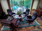 4 mooie leer stoelen, Huis en Inrichting, Stoelen, Ophalen of Verzenden, Leer