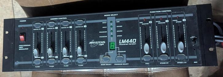 ✅JB systems lm440 licht controller (4x 1750 watt), Muziek en Instrumenten, Licht en Laser, Gebruikt, Licht, Geluidgestuurd, Kleur