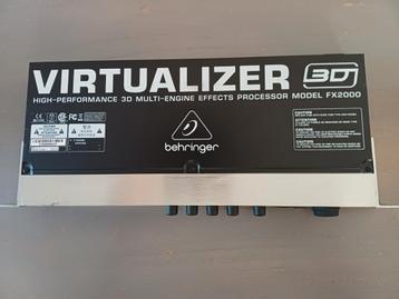 Behringer Virtualizer 3D FX2000 Multi-Effect Processor beschikbaar voor biedingen