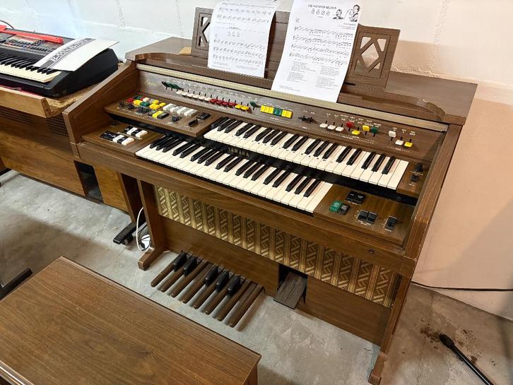 Electone C-35 electronisch orgel, Muziek en Instrumenten, Orgels, Gebruikt, Orgel, 2 klavieren, Ophalen