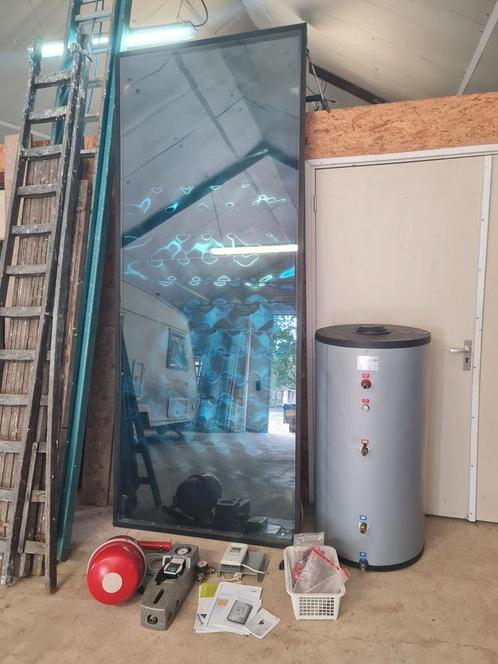 complete zonneboiler systeem, Doe-het-zelf en Verbouw, Geisers en Boilers, Gebruikt, Boiler, 100 liter of meer, Ophalen