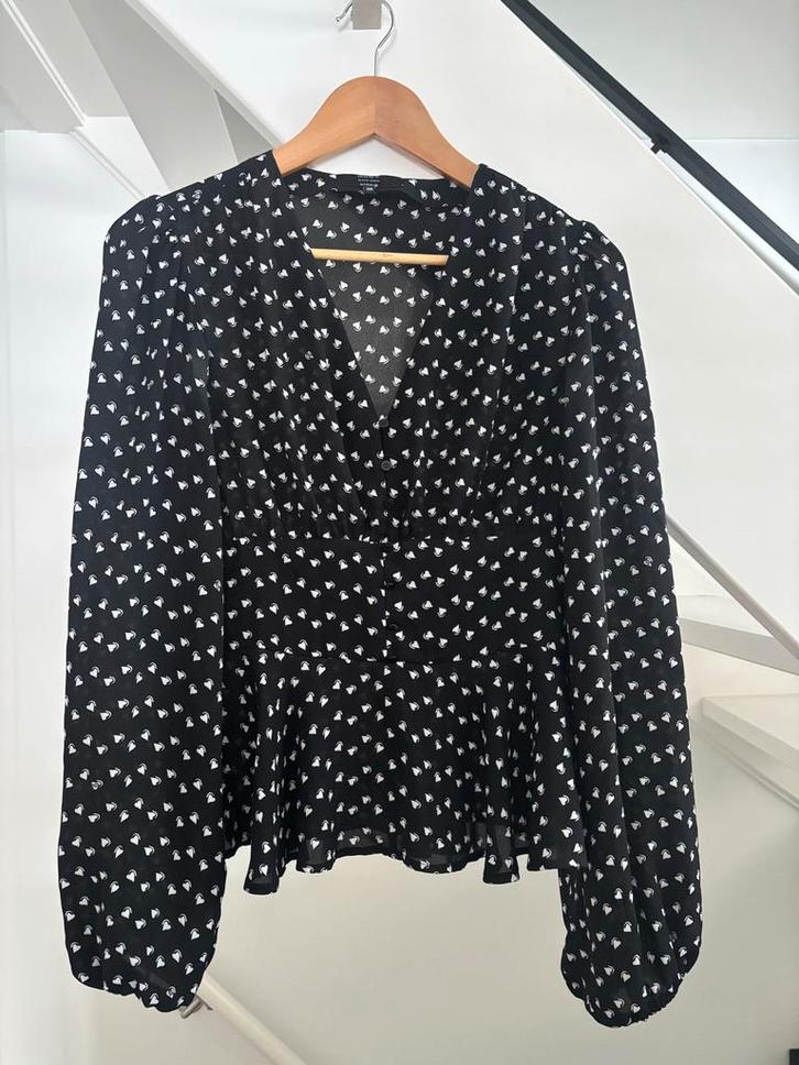 Nikkie Set Blouse en Rok - Maat 36, Kleding | Dames, Rokken, Zo goed als nieuw, Maat 36 (S), Zwart, Boven de knie, Ophalen of Verzenden