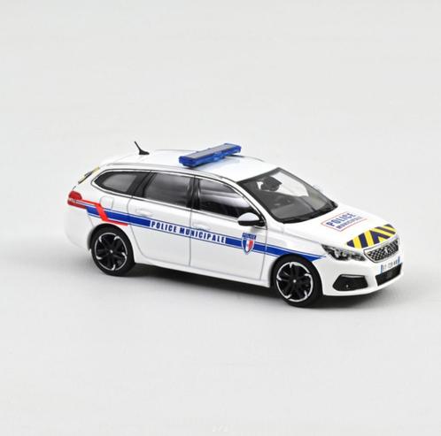 Peugeot 308 SW 2018 Police Municipale 1:43 NOREV ref. 473944, Hobby en Vrije tijd, Modelauto's | 1:43, Nieuw, Auto, Norev, Verzenden