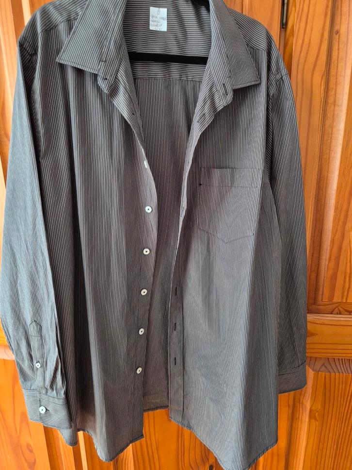 Overhemd lange mouw, 8 van 13, kan tot 4xl, Kleding | Heren, Grote Maten, Zo goed als nieuw, Overhemd, Overige kleuren, Ophalen of Verzenden